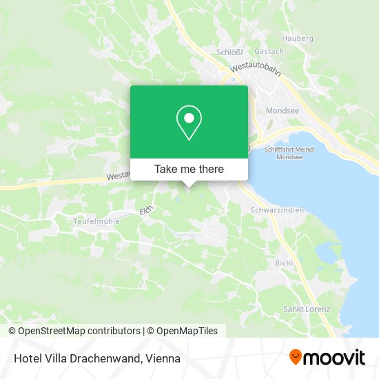 Hotel Villa Drachenwand map