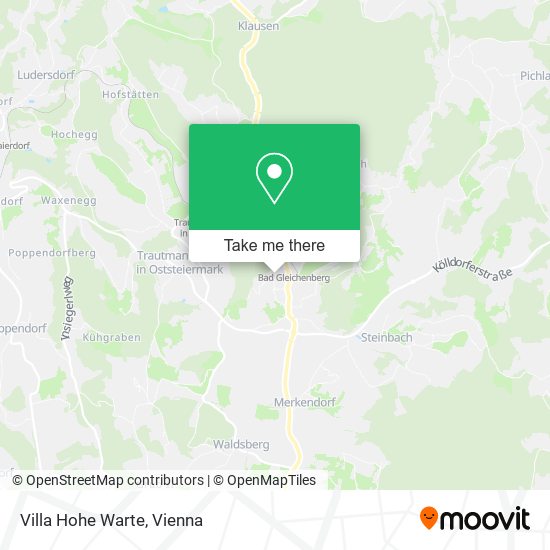 Villa Hohe Warte map