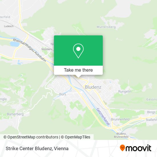 Strike Center Bludenz map