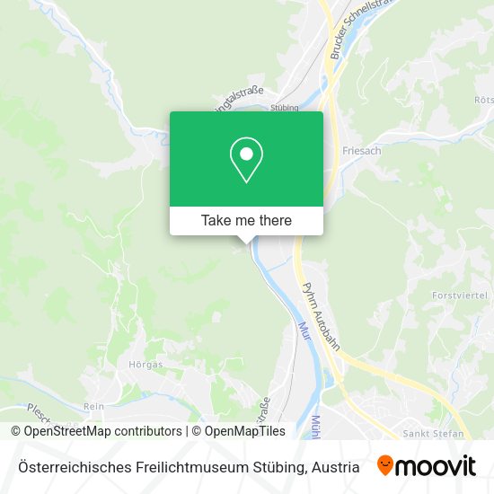 Österreichisches Freilichtmuseum Stübing map