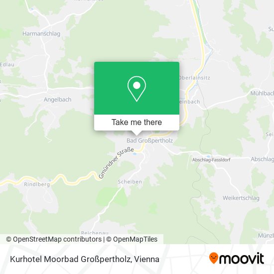 Kurhotel Moorbad Großpertholz map