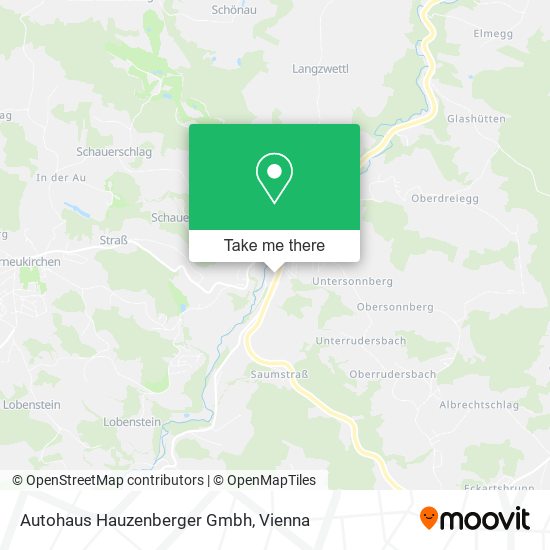Autohaus Hauzenberger Gmbh map