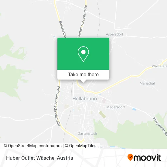 Huber Outlet Wäsche map