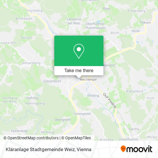 Kläranlage Stadtgemeinde Weiz map