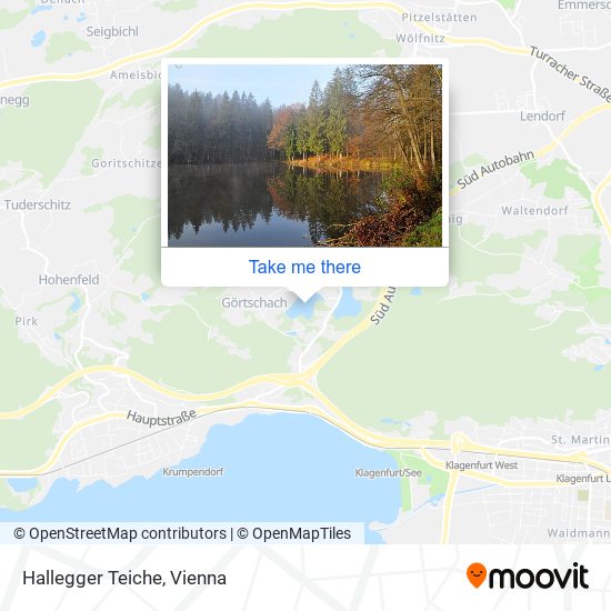 Hallegger Teiche map