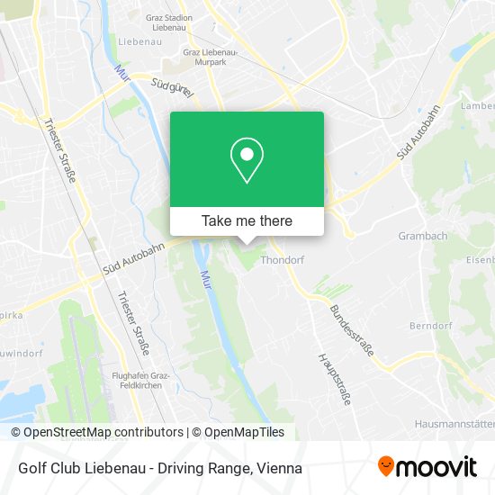 Golf Club Liebenau - Driving Range map