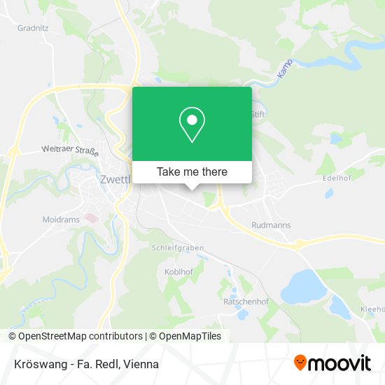 Kröswang - Fa. Redl map