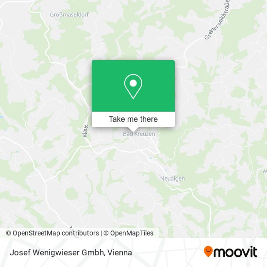Josef Wenigwieser Gmbh map
