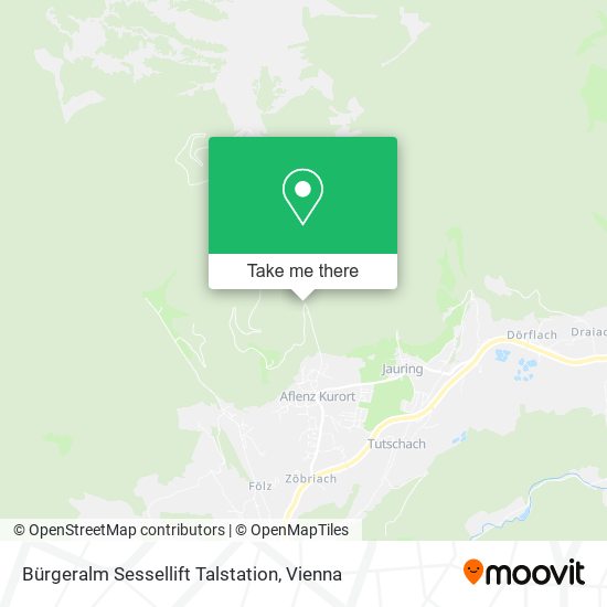 Bürgeralm Sessellift Talstation map