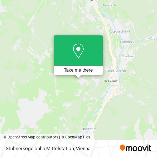 Stubnerkogelbahn Mittelstation map