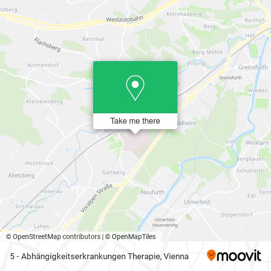 5 - Abhängigkeitserkrankungen Therapie map