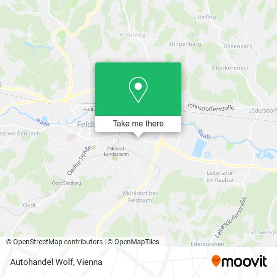 Autohandel Wolf map