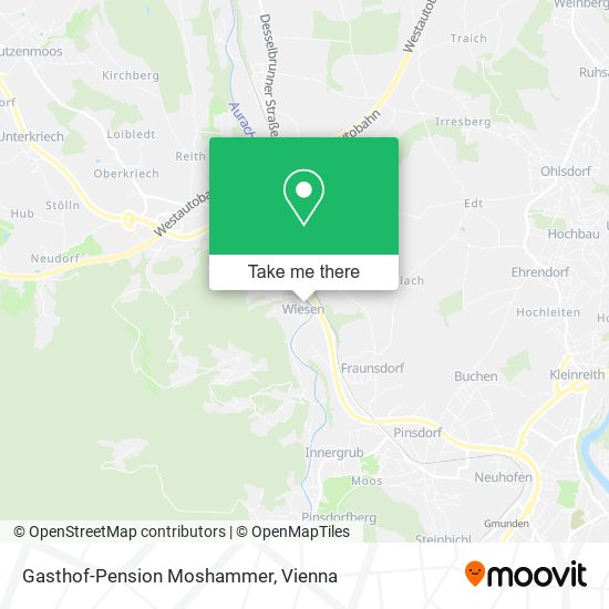 Gasthof-Pension Moshammer map