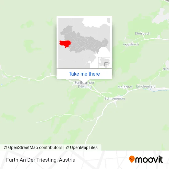 Furth An Der Triesting map