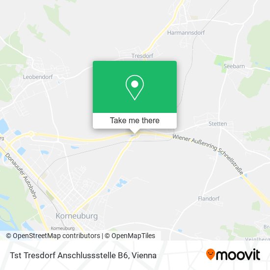 Tst Tresdorf Anschlussstelle B6 map