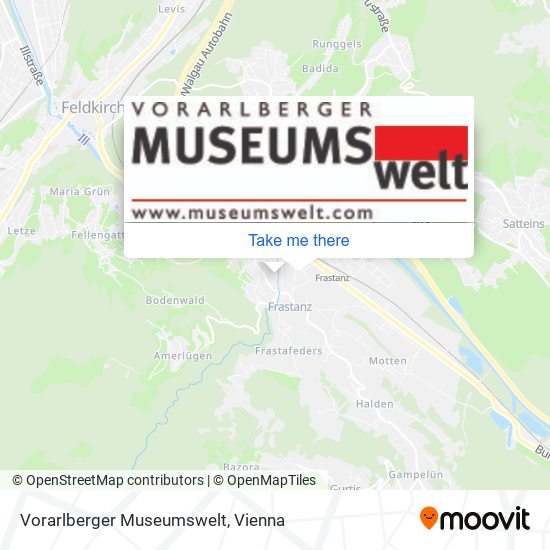 Vorarlberger Museumswelt map