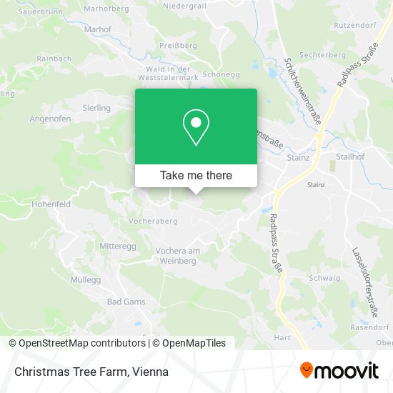 Christmas Tree Farm map