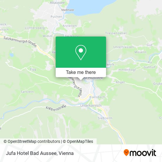 Jufa Hotel Bad Aussee map