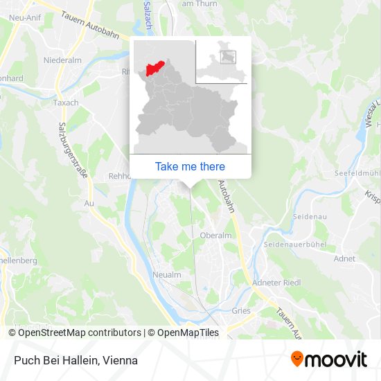 Puch Bei Hallein map