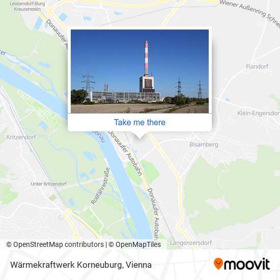 Wärmekraftwerk Korneuburg map