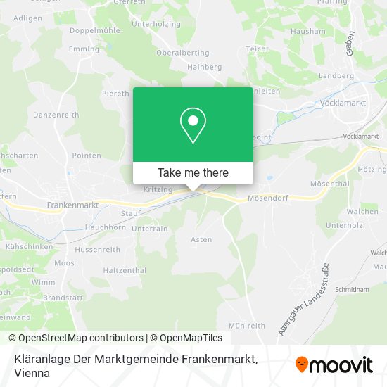 Kläranlage Der Marktgemeinde Frankenmarkt map