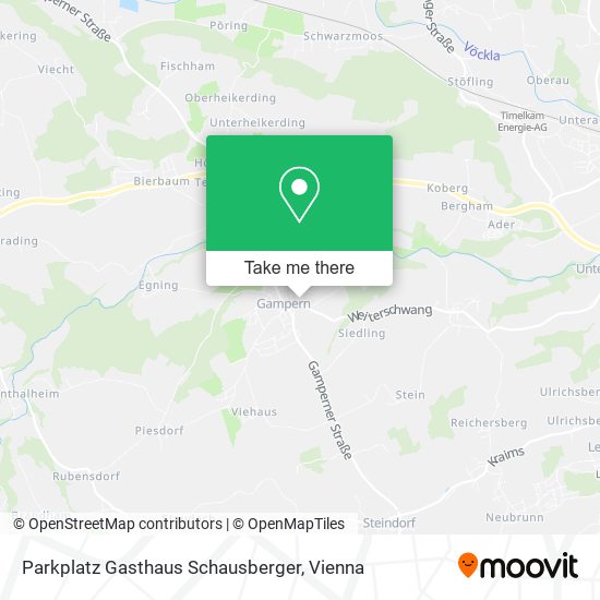 Parkplatz Gasthaus Schausberger map