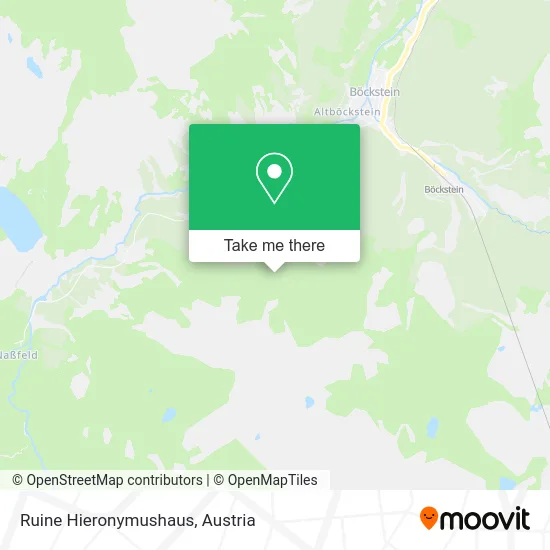 Ruine Hieronymushaus map