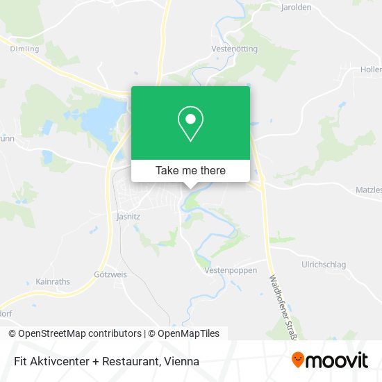 Fit Aktivcenter + Restaurant map