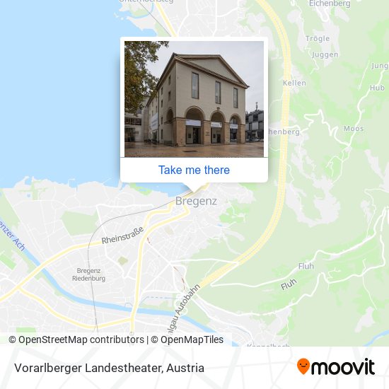 Vorarlberger Landestheater map