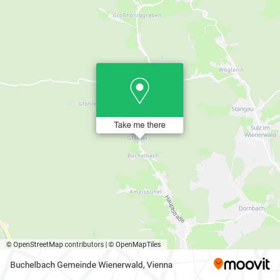 Buchelbach Gemeinde Wienerwald map