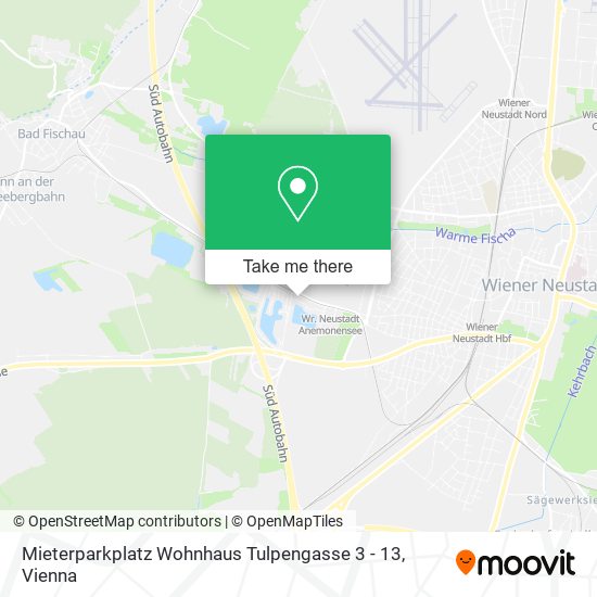 Mieterparkplatz Wohnhaus Tulpengasse 3 - 13 map