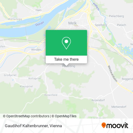 Gaudihof Kaltenbrunner map