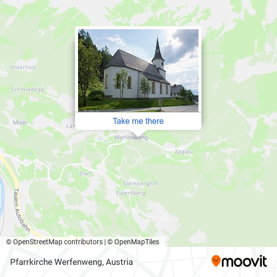 Pfarrkirche Werfenweng map