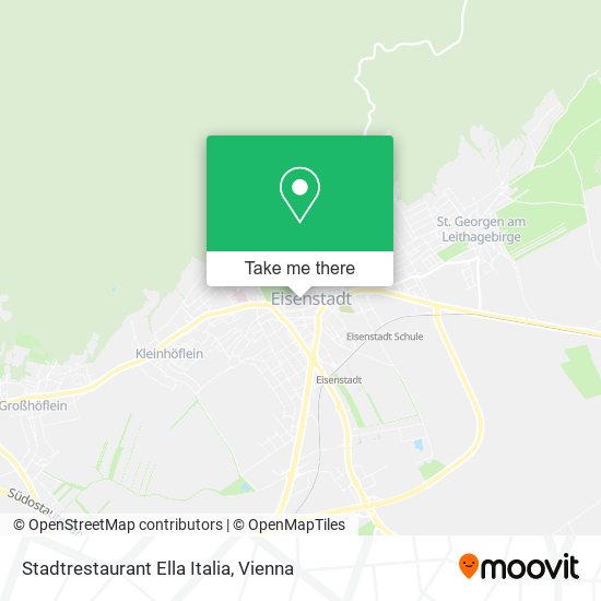 Stadtrestaurant Ella Italia map