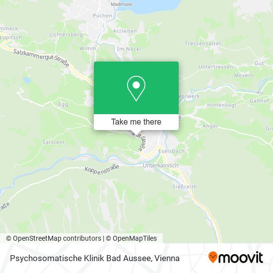 Psychosomatische Klinik Bad Aussee map