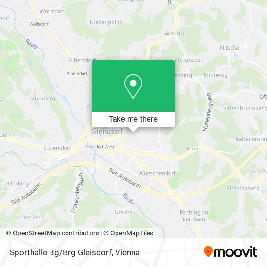 Sporthalle Bg/Brg Gleisdorf map