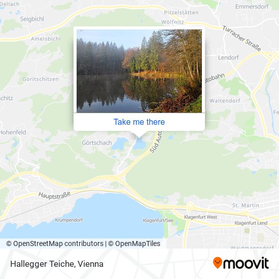 Hallegger Teiche map