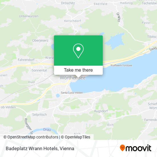 Badeplatz Wrann Hotels map