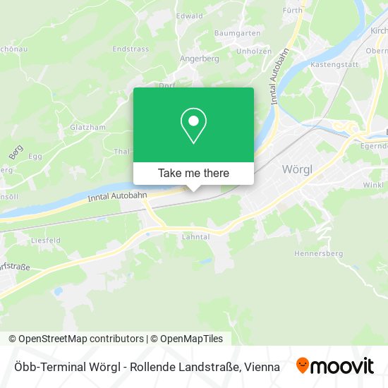 Öbb-Terminal Wörgl - Rollende Landstraße map