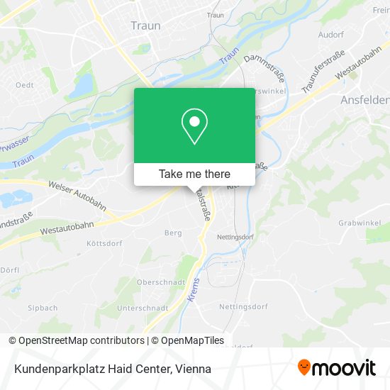 Kundenparkplatz Haid Center map