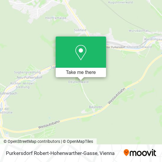 Purkersdorf Robert-Hohenwarther-Gasse map