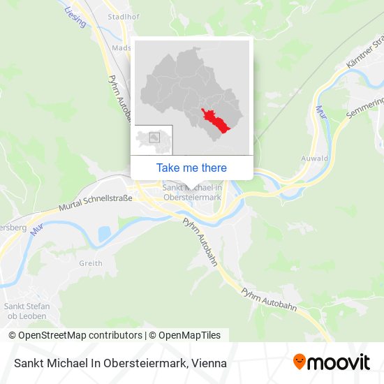 Sankt Michael In Obersteiermark map