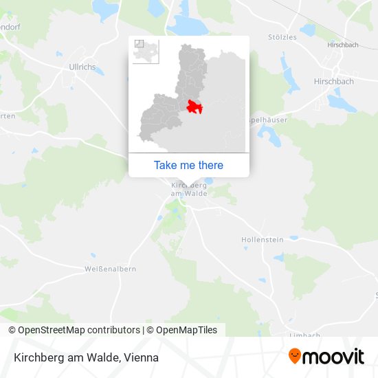 Kirchberg am Walde map