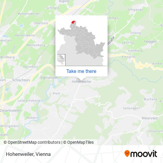 Hohenweiler map