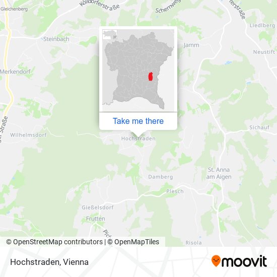 Hochstraden map