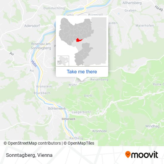 Sonntagberg map