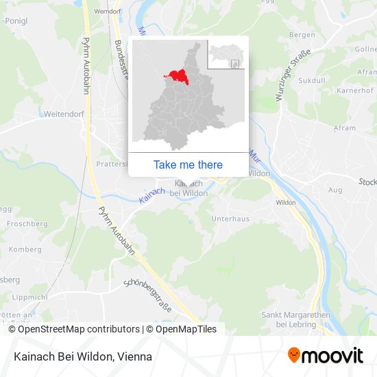 Kainach Bei Wildon map