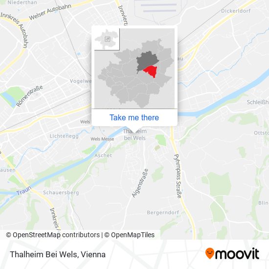 Thalheim Bei Wels map