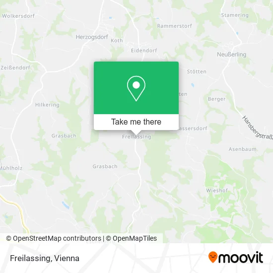 Freilassing map