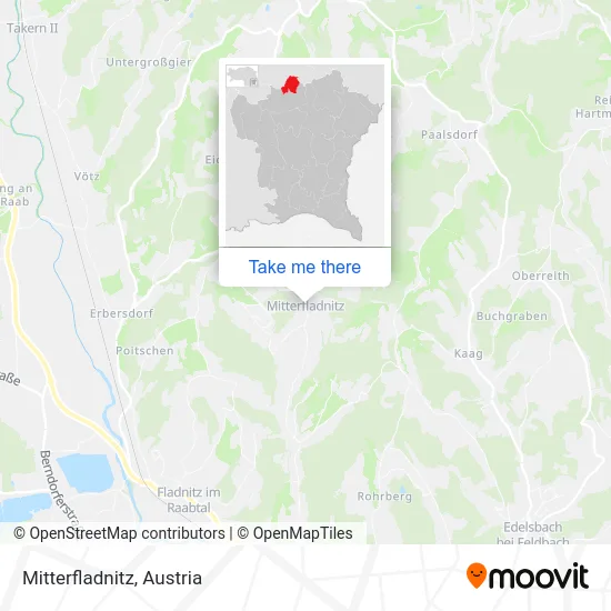 Mitterfladnitz map